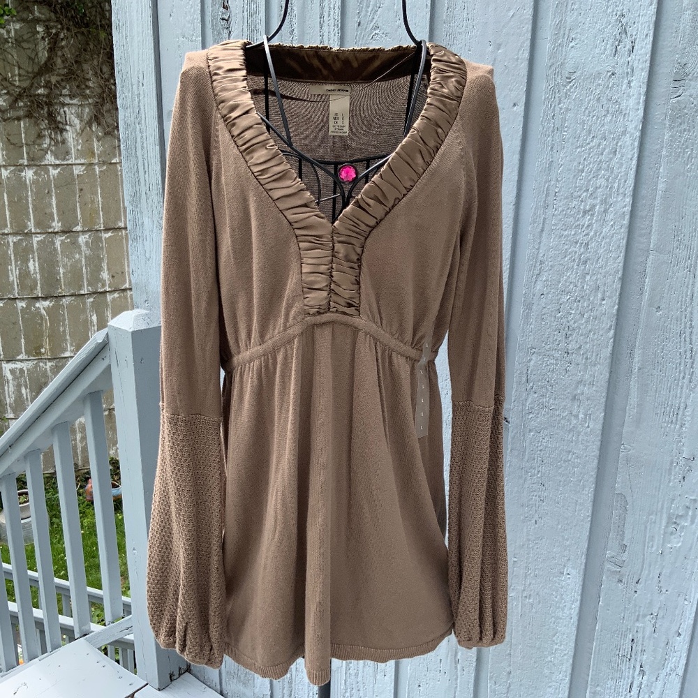 DKNY Jeans Cotton/Rayon Top (Size L) ***Brand New***